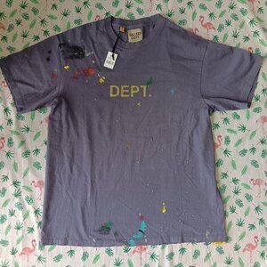 Gallery Dept Vintage Logo Painted Cotton T-Shirt